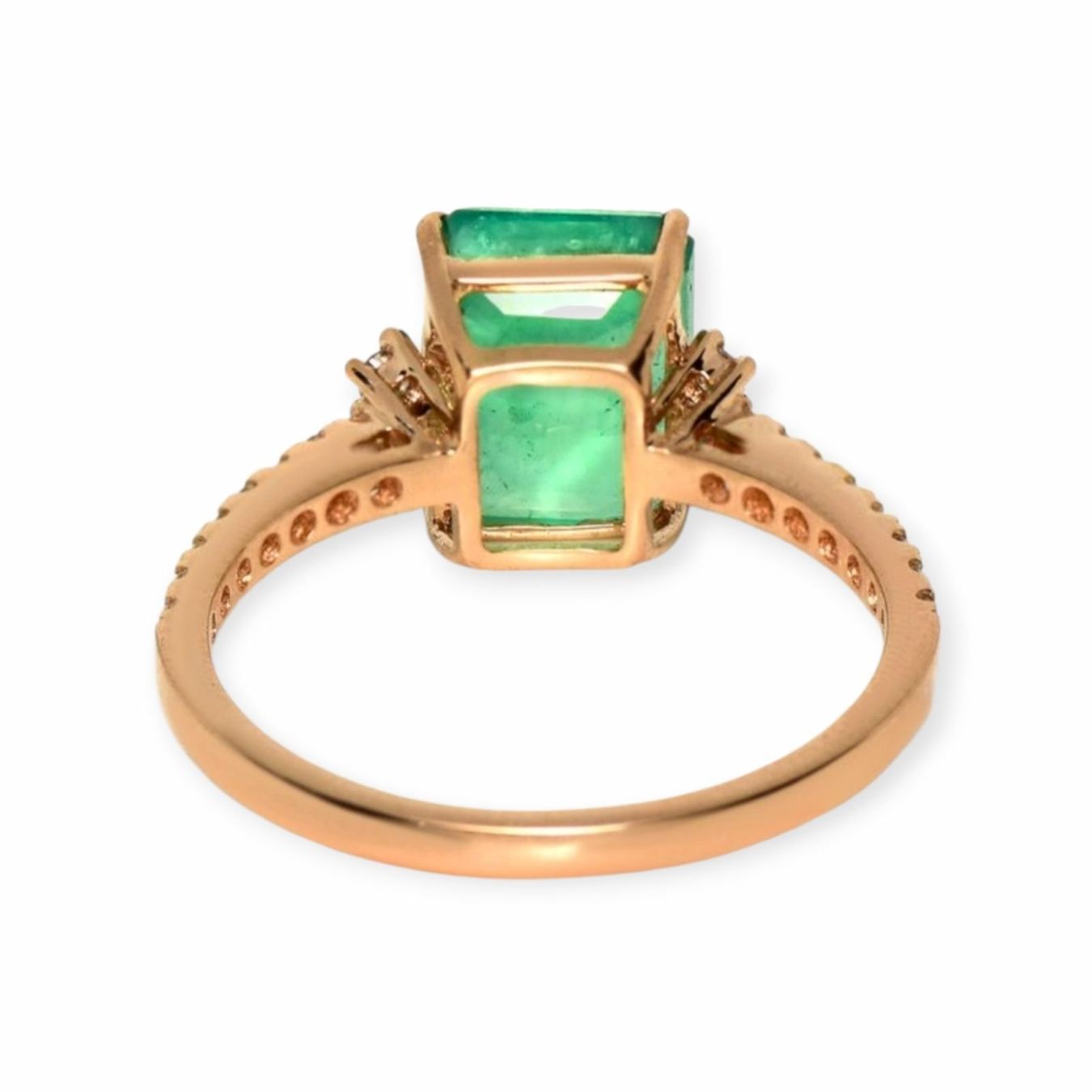 Ringe: Smaragd-Ring 14k Roségold 2,64ct – Neu und originalverpackt aus Illnau von Juwelier_Mahler_GmbH 3