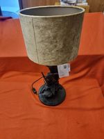 Lampe mit Schwemmholzständer