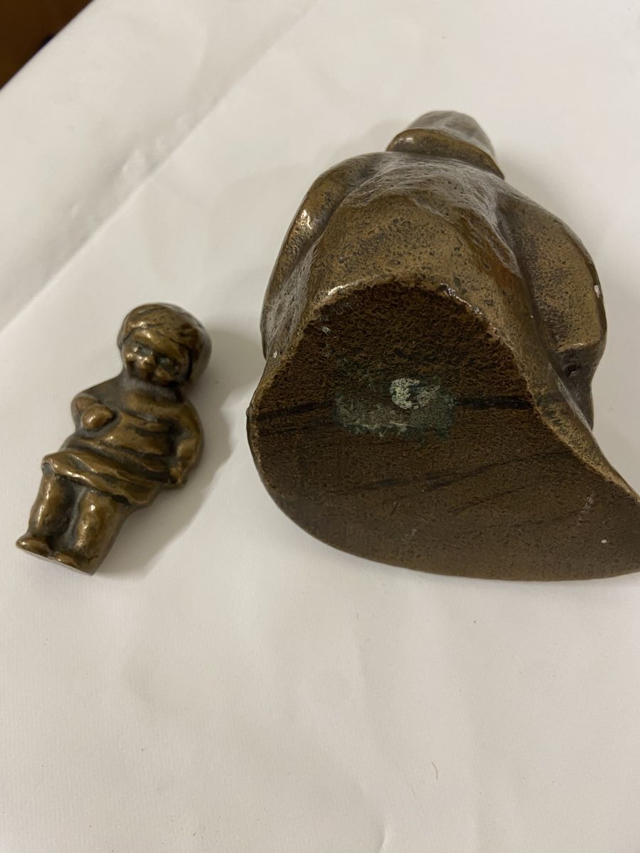 Sculture & Statue: Alte Bronzefigur "Mutter mit Kind" - Sammlerstück! – Usato da Dietikon venduto da brocki-eyra 4