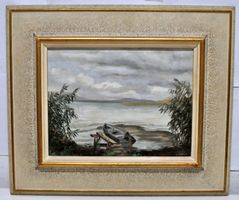 Tableau à l'huile signé Albert Locca