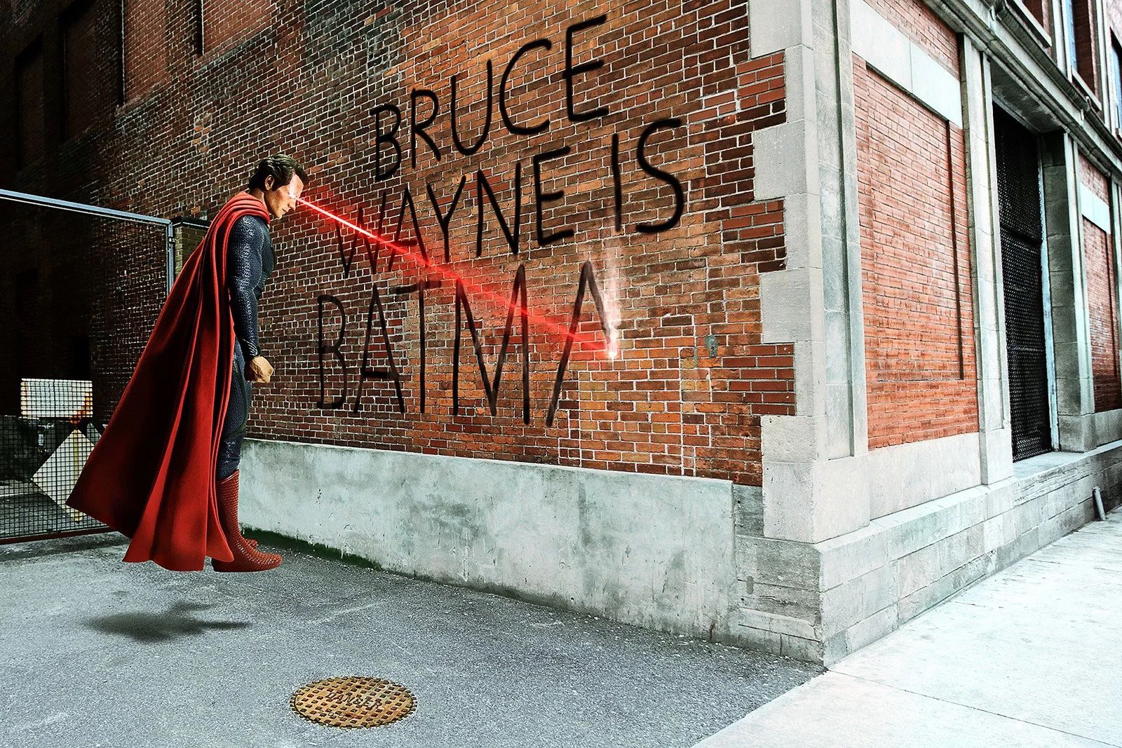 Foto & Immagini: LUMAS Kunstdruck: Bruce Wayne Graffiti, limitiert! – Nuovo (secondo la descrizione) da Zollikerberg venduto da PurchaseOrder