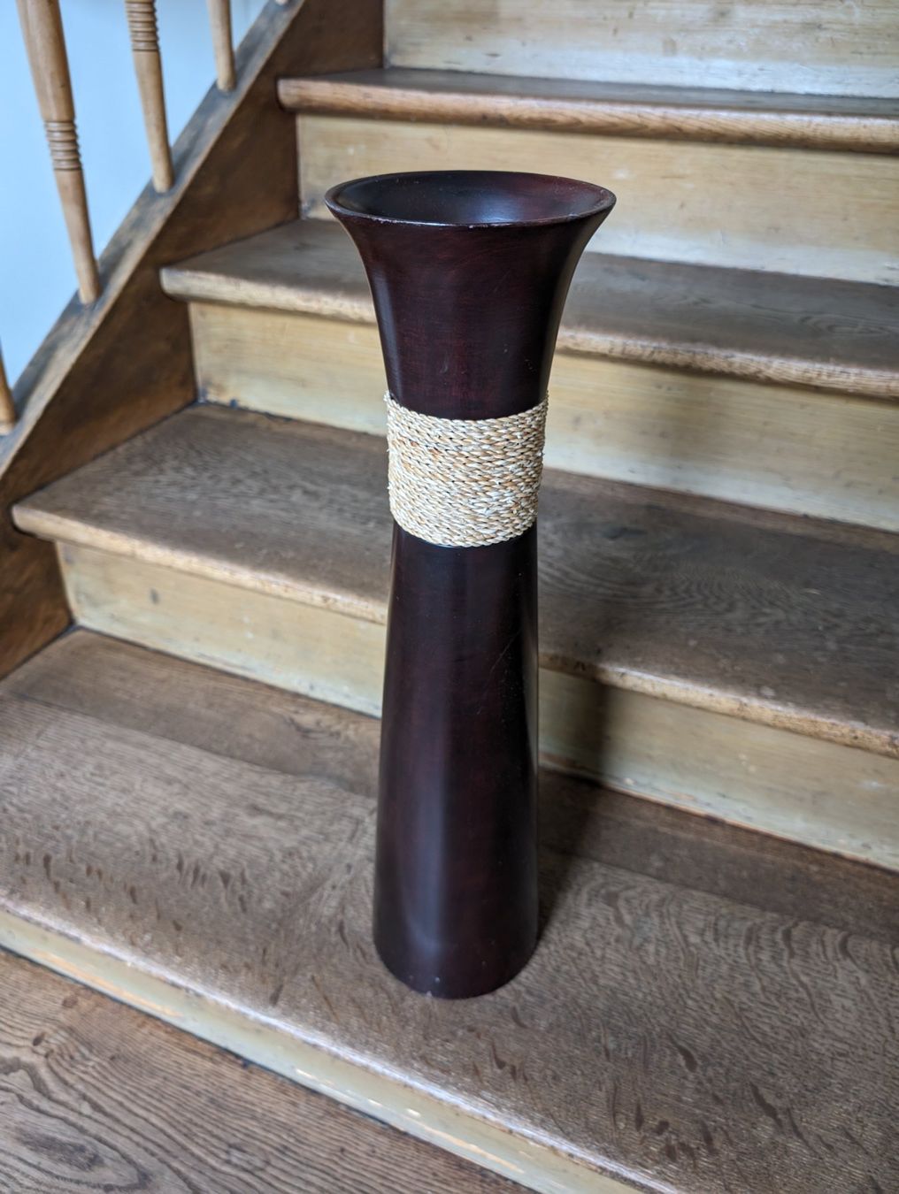 Vasen & Gefässe: Dekorative Holzvase 50cm – Gebraucht aus Zürich von richardeigenmann 2