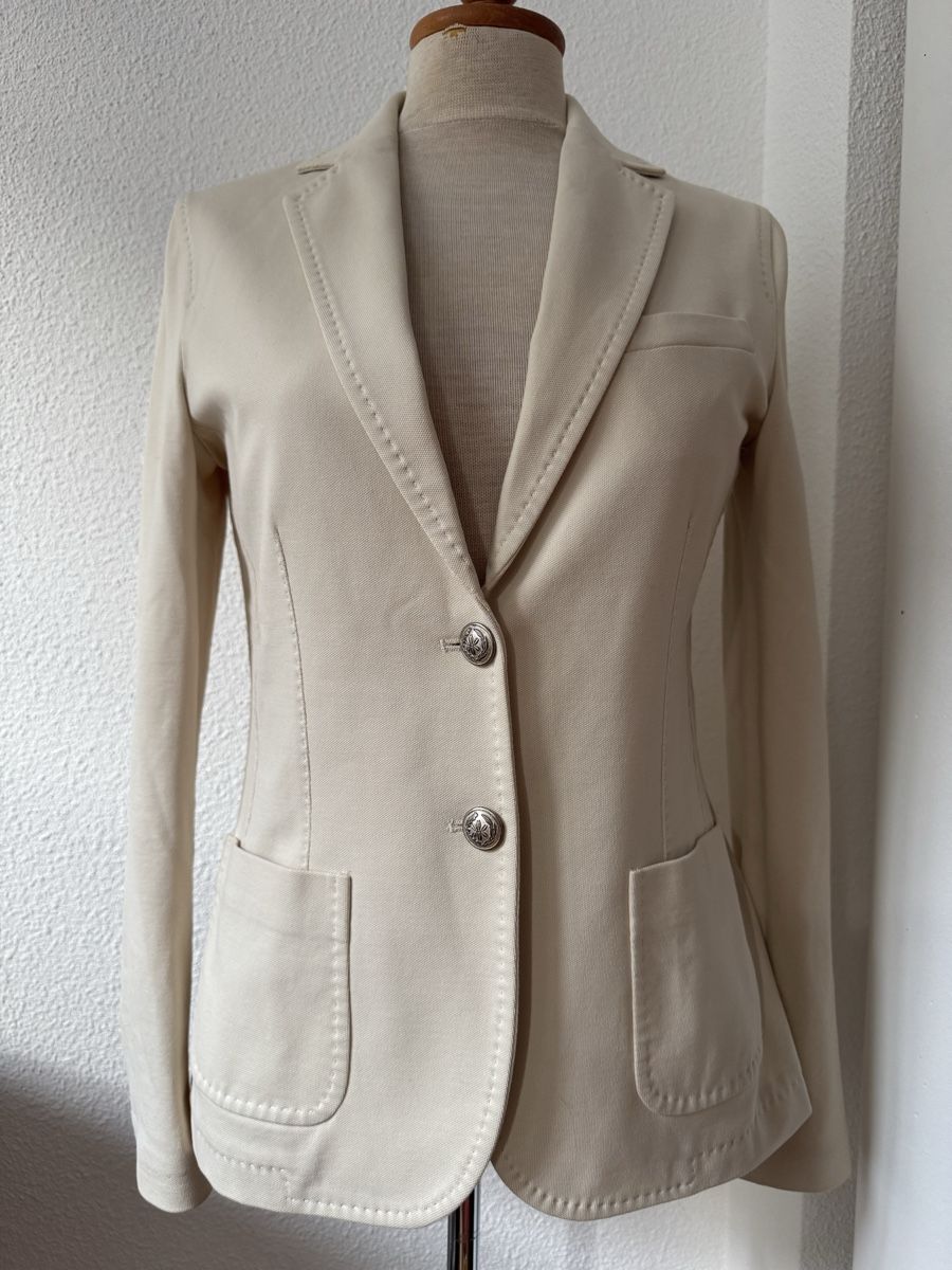 Circolo Giacche: Blazer Circolo 1901, beige clair, taille 36, coton  – Nuovo (secondo la descrizione) da Morges venduto da sandy069