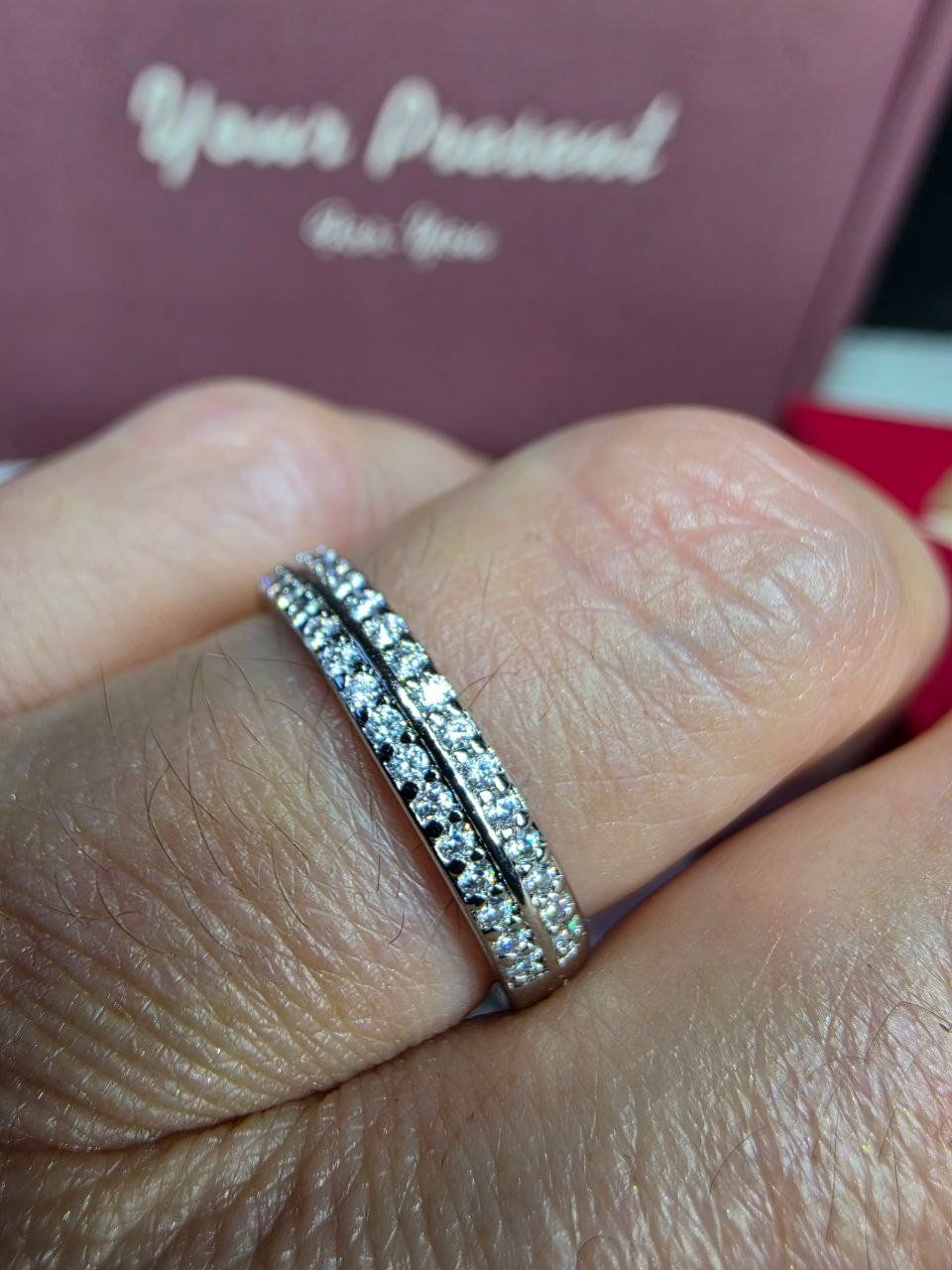 Bagues: Bague argent avec diamants de moissanite certifiés GRA – Neuf avec emballage d'origine à Reconvilier par Tsma67 2
