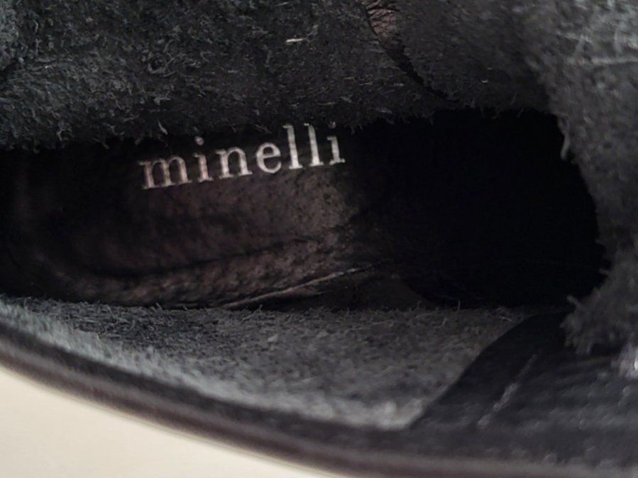 Scarpe da donna: Minelli Damen Schnürschuhe, Gr. 38 - Leder, schwarz – Usato da Baar venduto da clar6 5