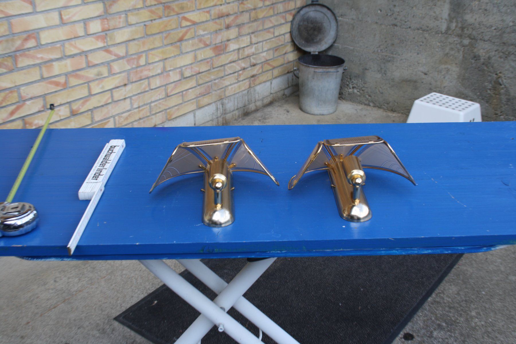 Lampen: 2 VINTAGE WANDLAMPEN – Gebraucht aus Wauwil von Pneuedy 7