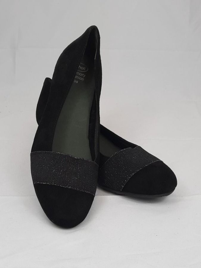 Scholl Scarpe da donna: SCHOLL Blockabsatz Pumps Black Suede elastic Gr. 40 – Nuovo e nell'imballaggio originale da Seuzach venduto da VT-Collections1 7