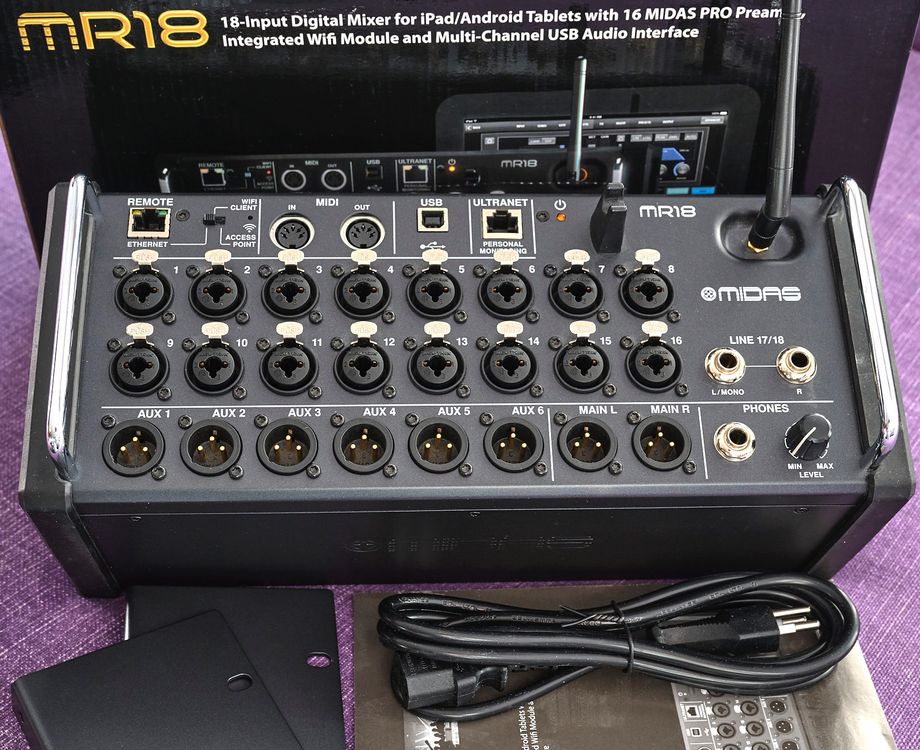 MIDAS MR18 Digital Mixerbox / Ideal für Live und Studio (Gebraucht) in ...