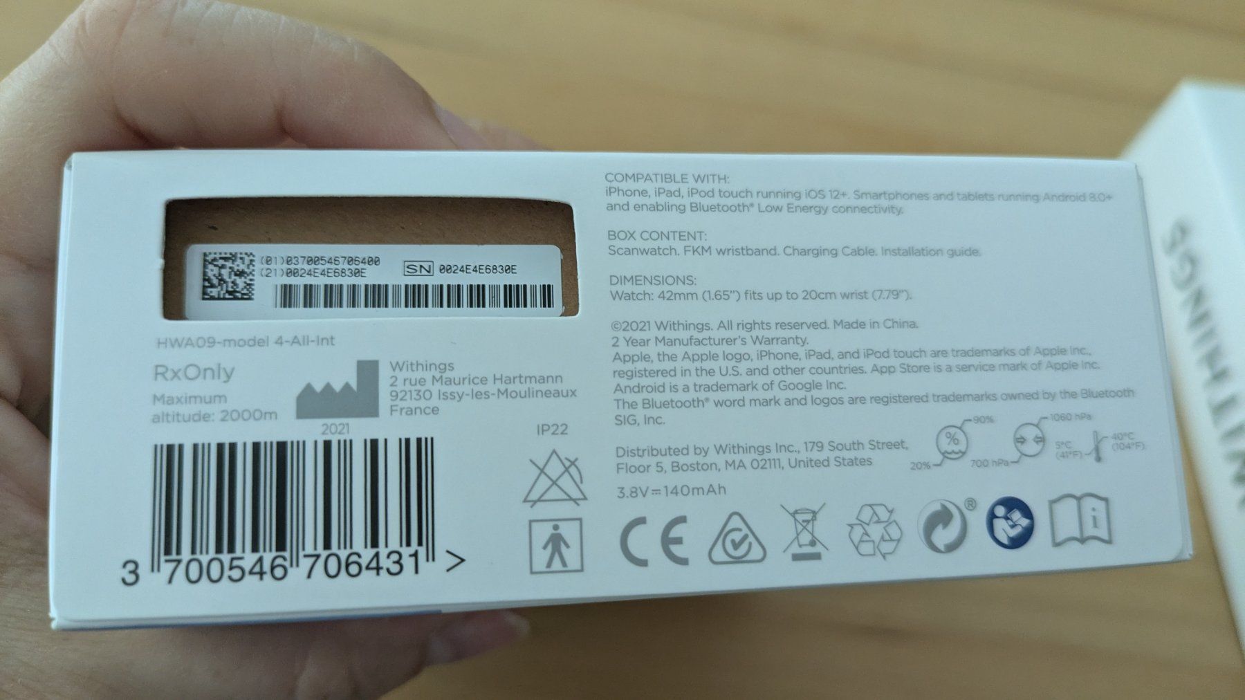 Smart Smartwatch: Withings Scanwatch - Smartwatch – Usato da Staufen venduto da Fleby84 7