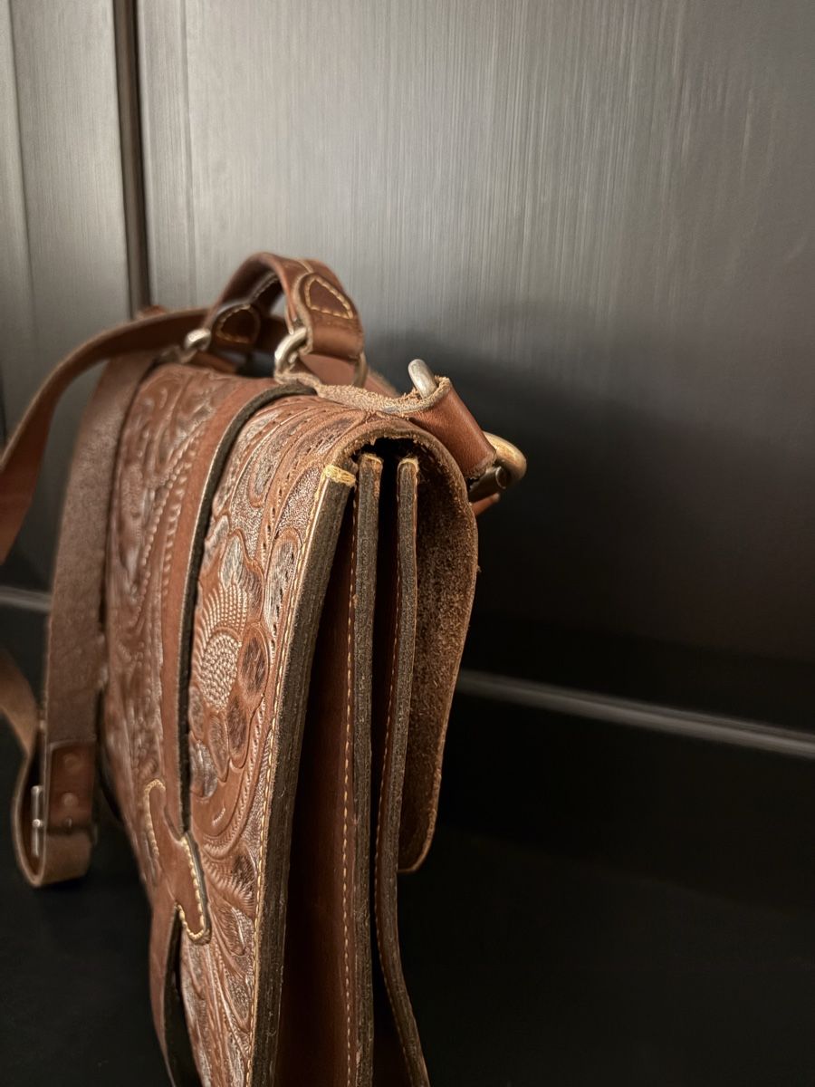 Ralph Lauren Koffer & Taschen: RRL Double Ralph Lauren Hand Tooled Leather Briefcase – Neu (gemäss Beschreibung) aus zug von alw_5lk9 4
