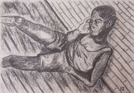 Kohlezeichnung: African boy