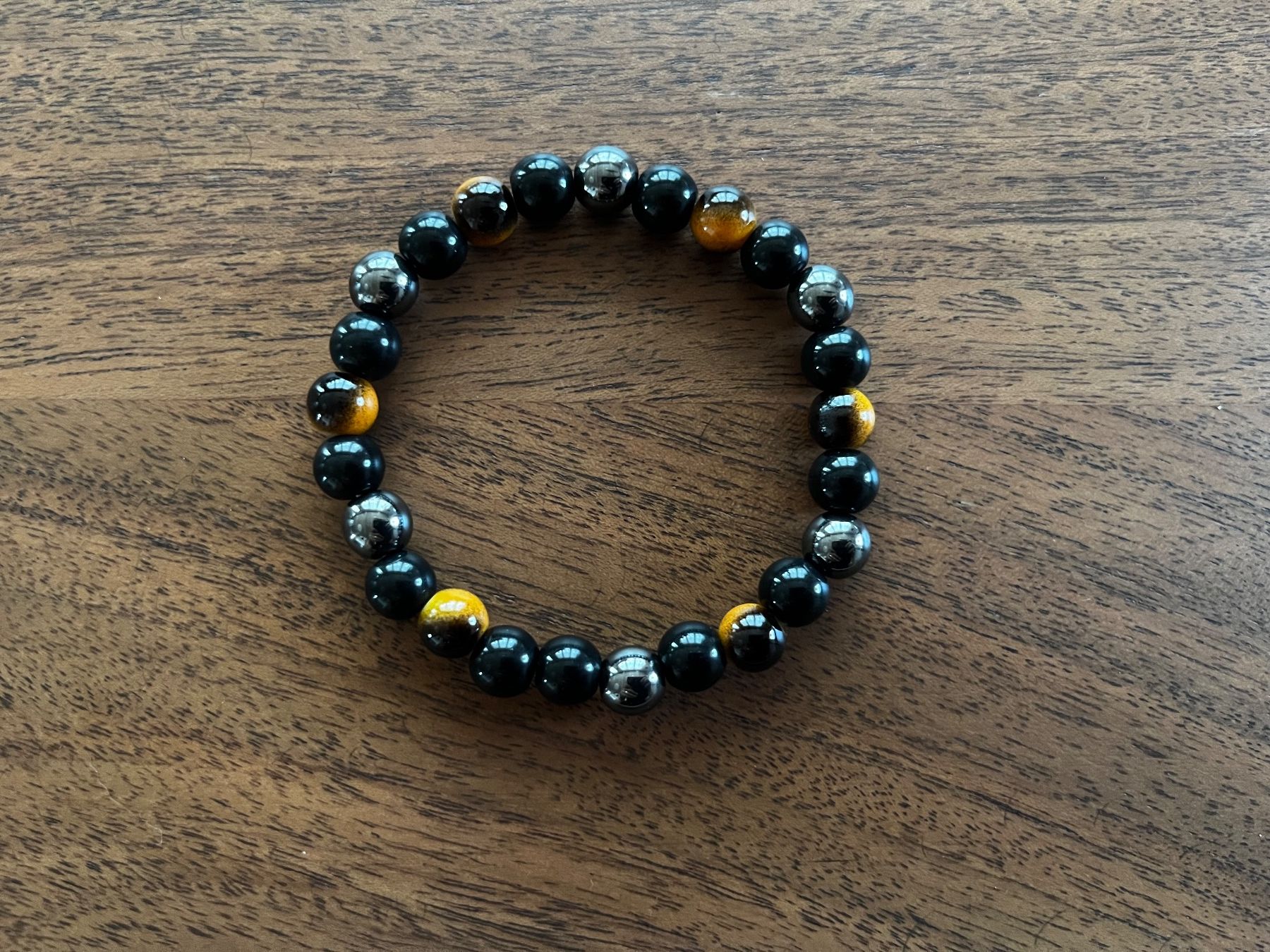 Bracciali & Braccialetti: Armband mit Heilsteinen und Kunstperlen – Nuovo e nell'imballaggio originale da Gams venduto da Mariawicca