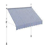 klemmarkise Blau-Weiss gestreift, Neu!
