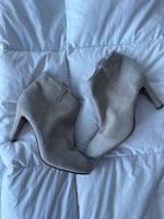 Bottines élégantes en daim beiges, taille 40 - Parfaites!