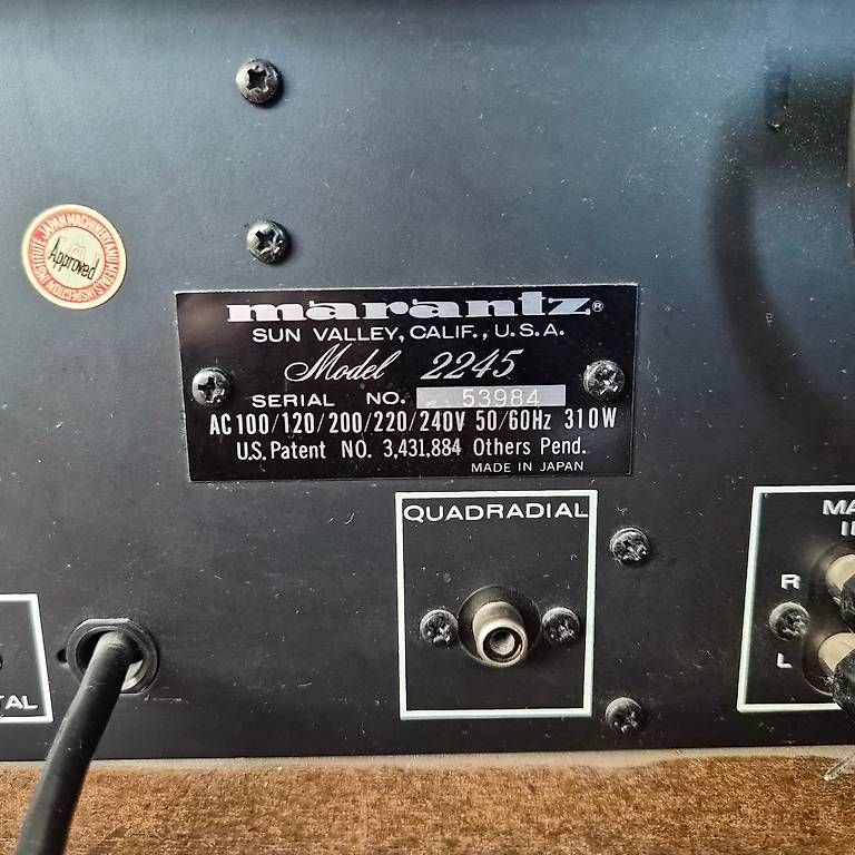 Marantz Ricevitori: Marantz 2245 Receiver – Usato da Schlieren venduto da Setsuna_Kyoura 1
