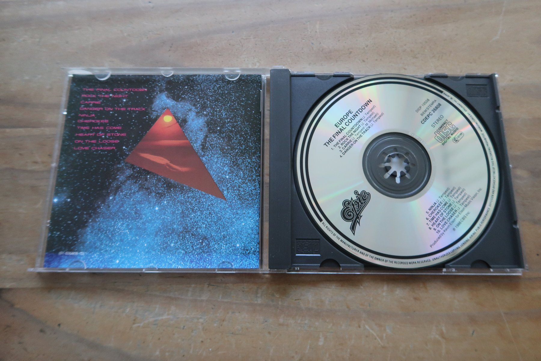 CD: EUROPE - THE FINAL COUNTDOWN - CD – Usato da Basel venduto da Patiscat 3