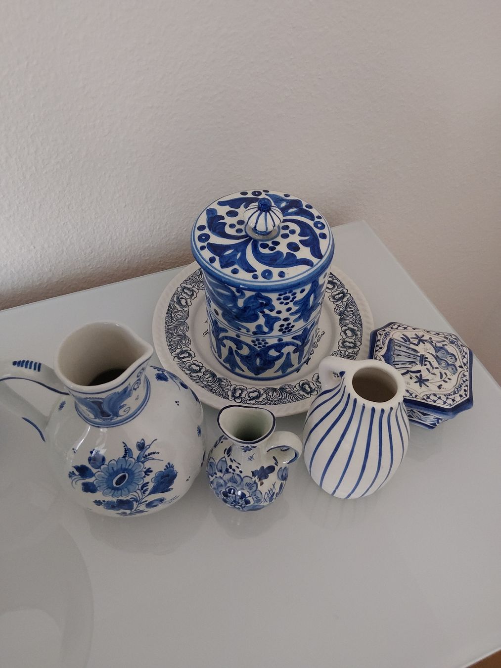 Tutte le decorazioni: Schöne blaue & weisse Keramik Deko – Usato da Basel venduto da M.M_ 3