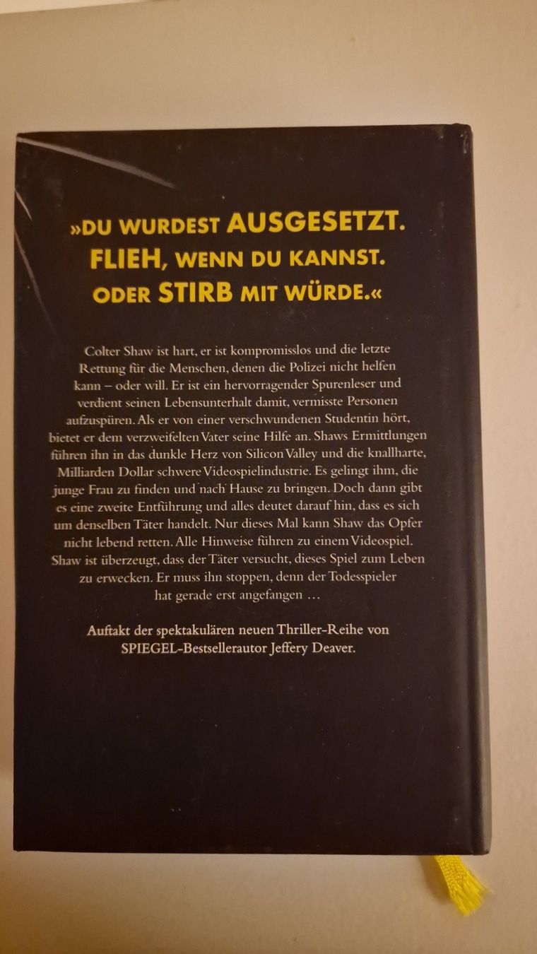 Livres: Der Todes Spieler – D'occasion à Winterthur par Mmondeo 1