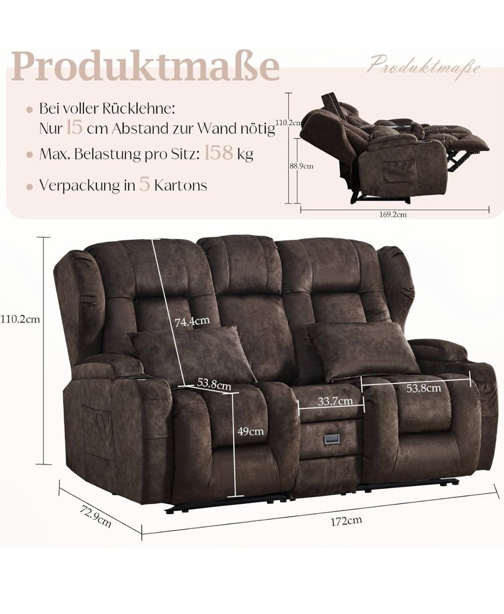 Fauteuils: Relaxsessel mit Liegefunktion, Heimkino – Neuf (Voir description) à Sommeri par Missys 4