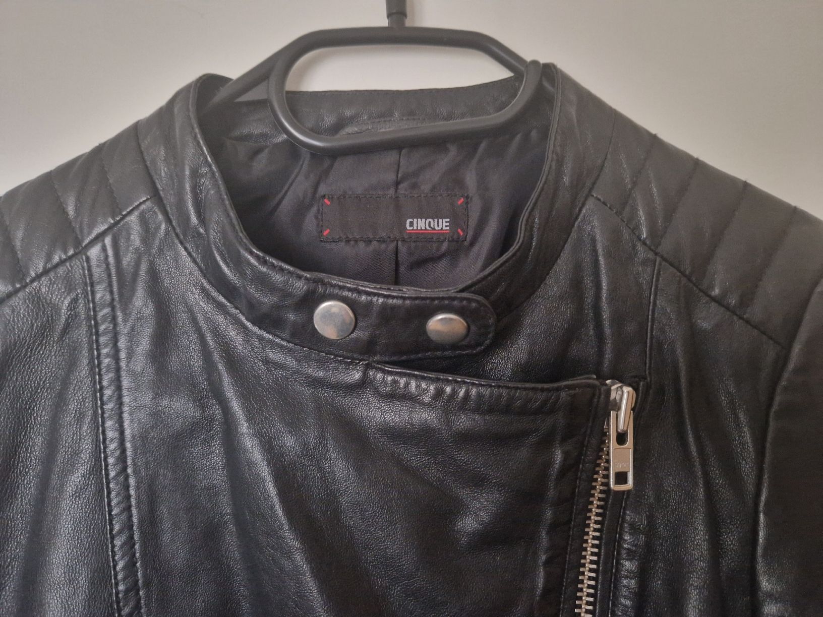 Cinque Giacche: Cinque Lederjacke, schwarz, Grösse 34 – Usato da Kloten venduto da somsing 7