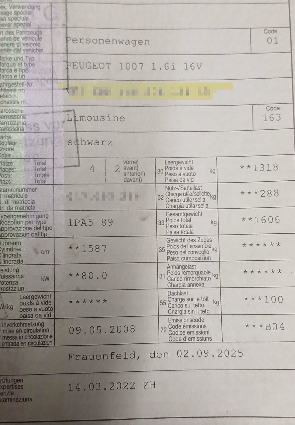 Peugeot Automobili: hagelschaden ab platz – Usato da Dinhard venduto da evo_5kr2 3