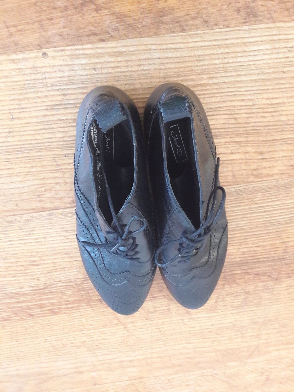 Scarpe da donna: Schuhe - Schnürschuhe - Leder - Schwarz - 41 – Usato da Luzern venduto da miocarobabbonetoscan 3