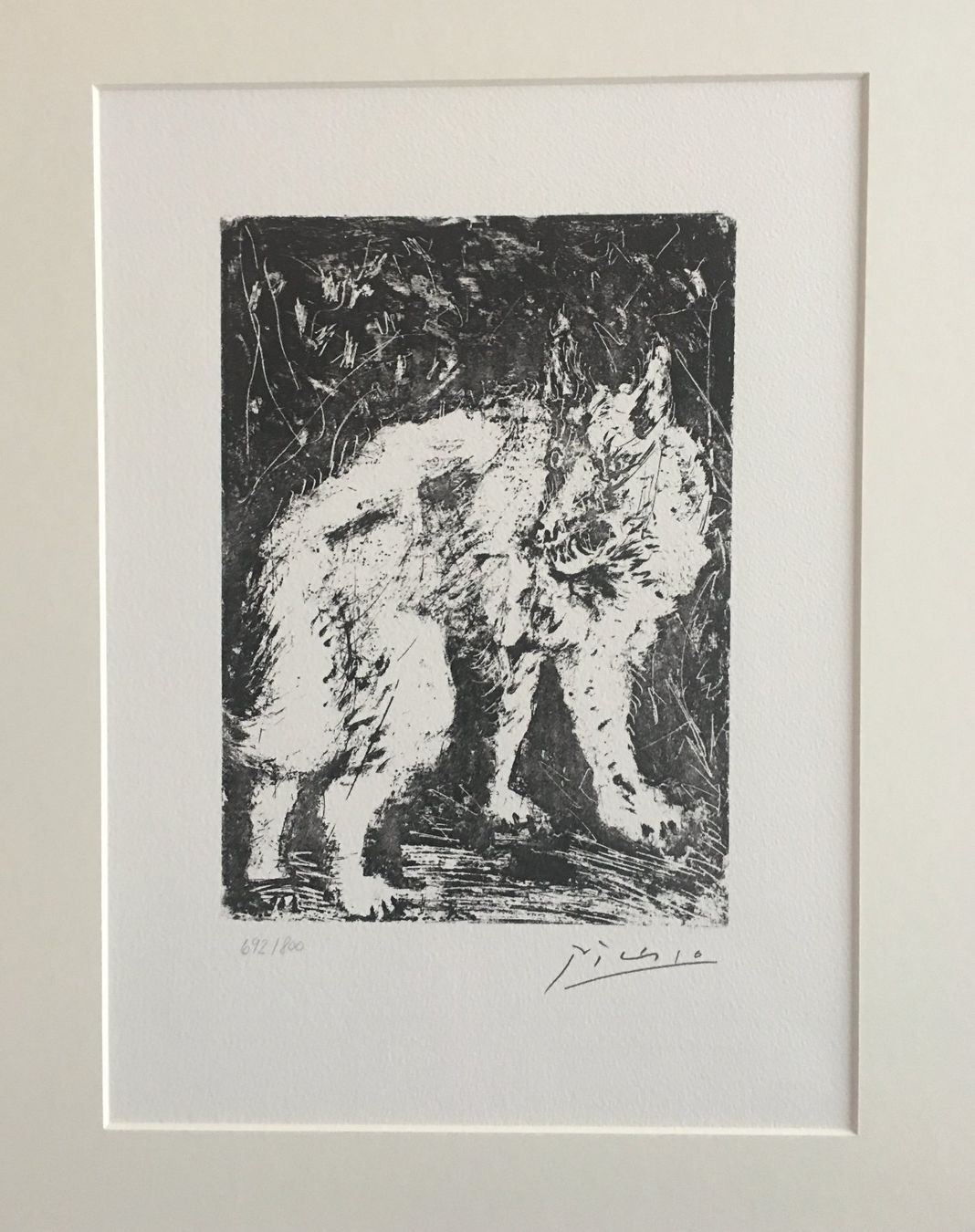 Grafiken & Lithographien: Pablo Picasso     Buffon     "Le Loup" – Gebraucht aus Nennigkofen von Sommersonnen 2
