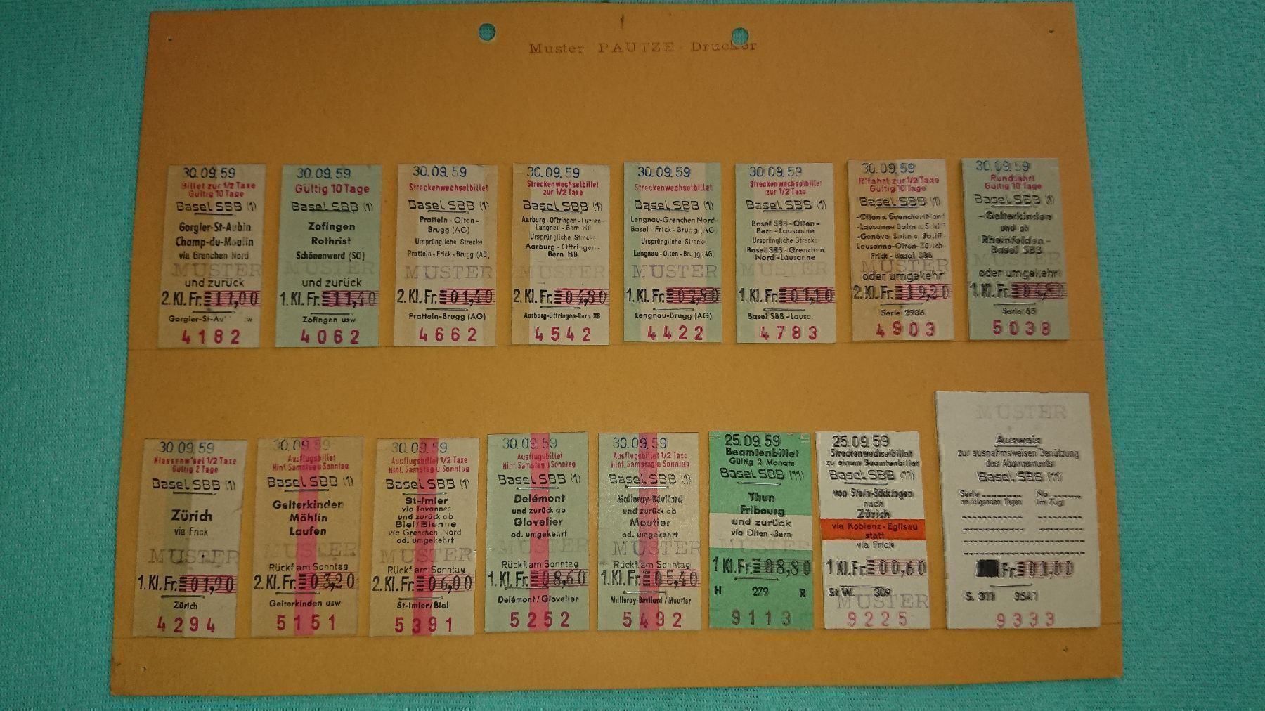 Biglietti: Tickets Edmondson – Usato da Cortaillod venduto da signep