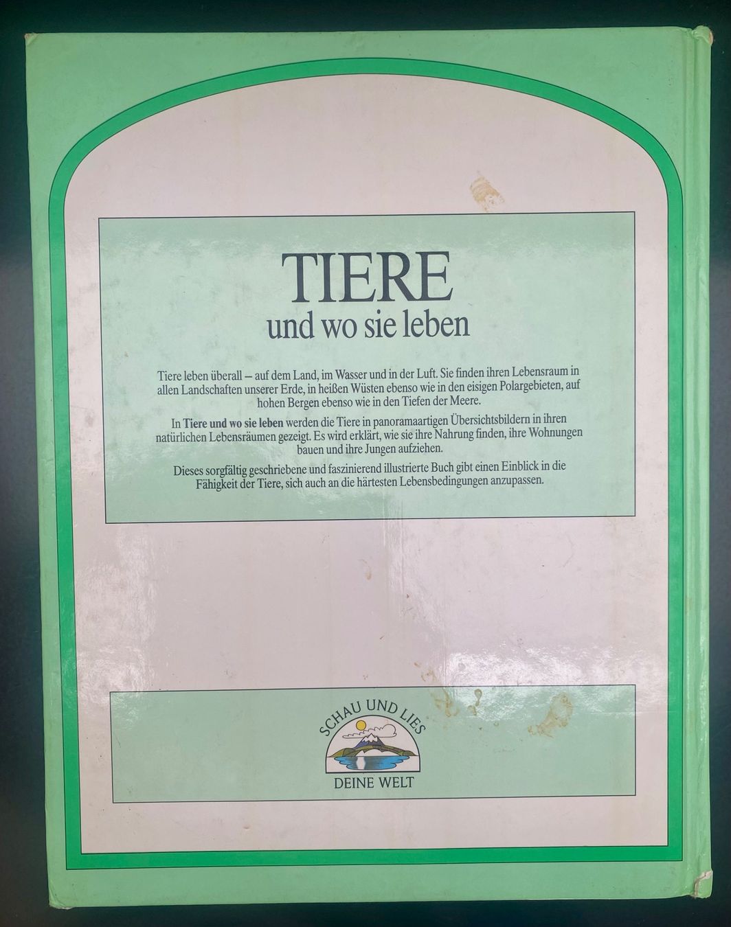 Bücher: KINDERBUCH "Tiere und wo sie leben" – Gebraucht aus Uster von Koralle6