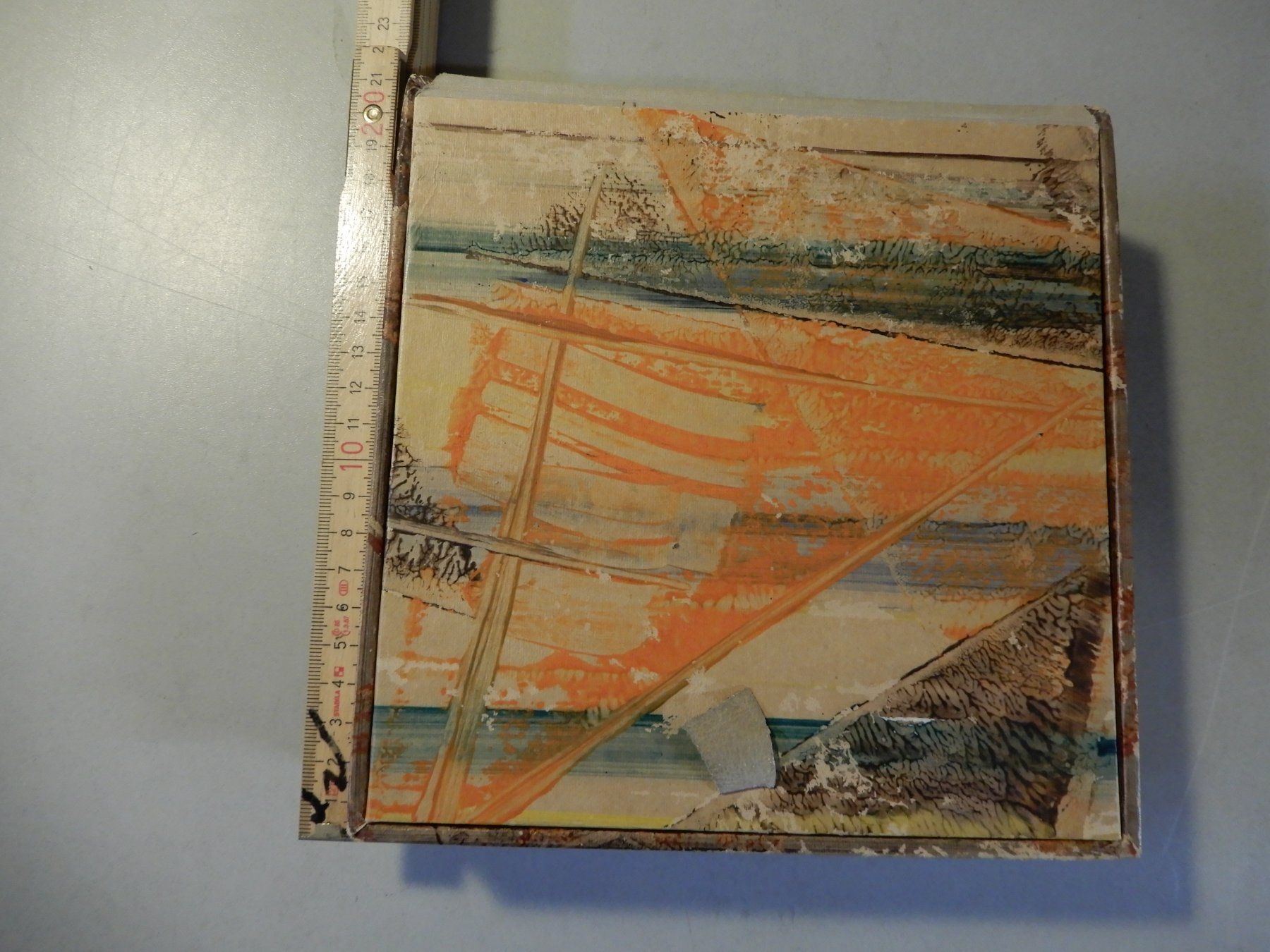 Dosen: Dekorative Box mit Abstraktem Muster Vintage Zustand – Gebraucht aus Erstfeld von Mario_boe0 7