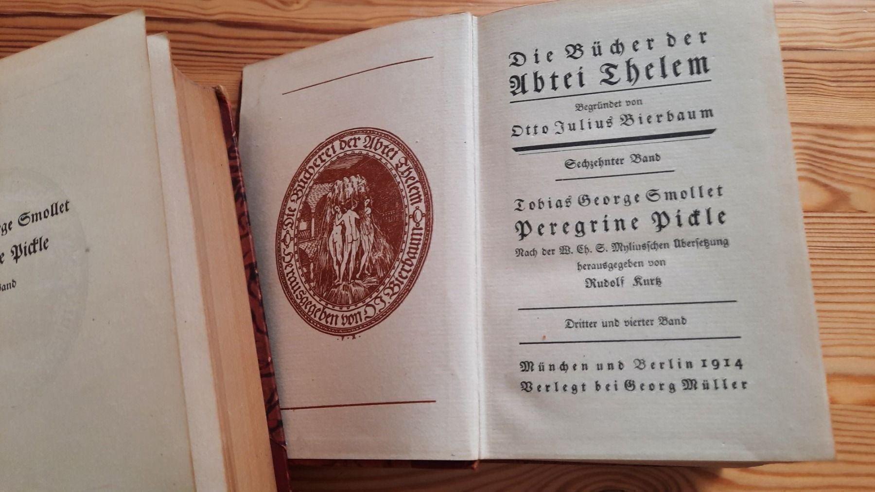 Libri: PEREGRINE PICKLE 4 BÄNDE IN 2 BÄNDEN – Usato da zürich venduto da gabab 3