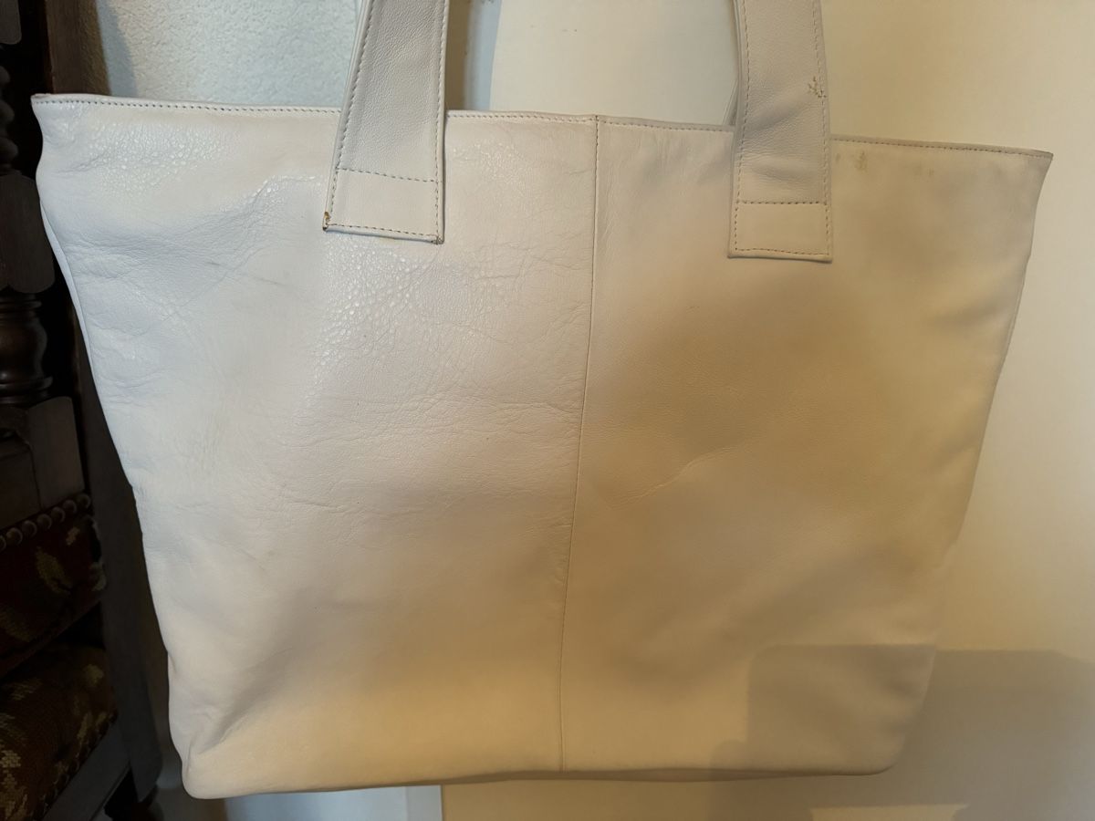 Borse da donna: Grosse Ledertasche, Made in Italy, beige – Usato da Lanzenhäusern venduto da Galaa 6