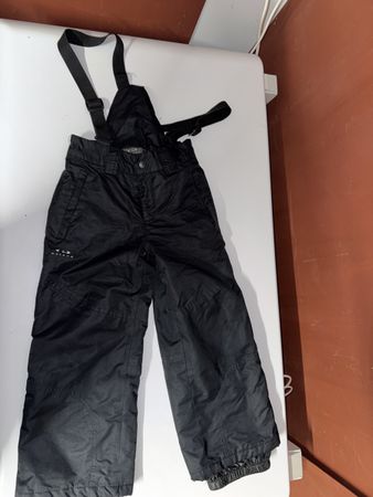 Schwarze Skihose für Kinder, Grösse 122