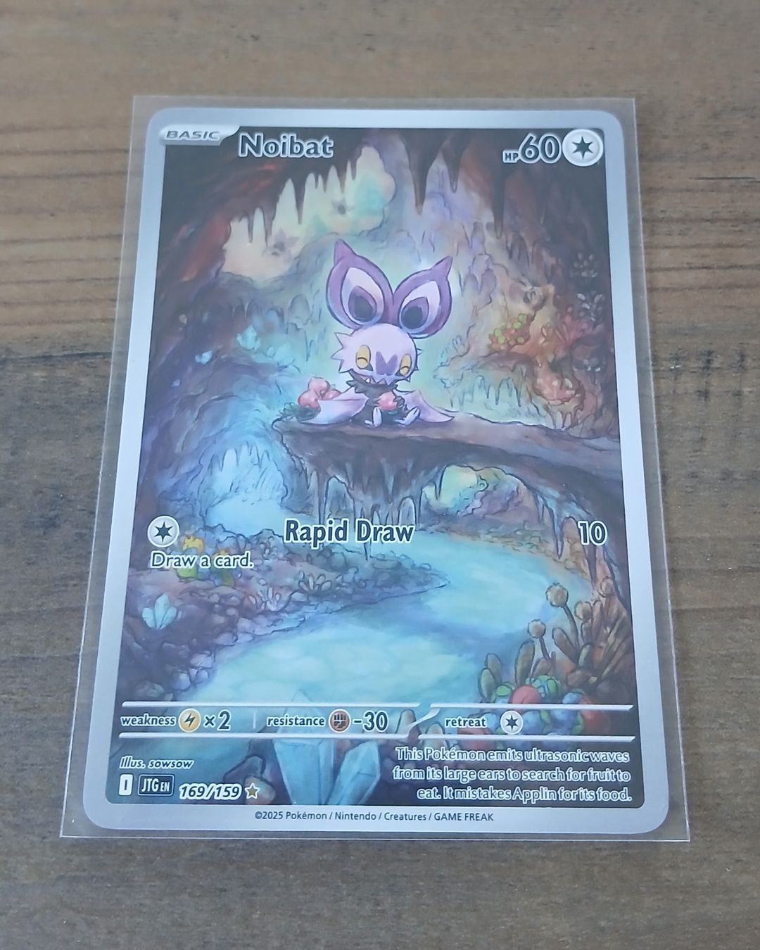 Pokémon Sammelbilder & Trading cards: pokemon Noibat 169/159 EN – Gebraucht aus Märwil von ReMe84
