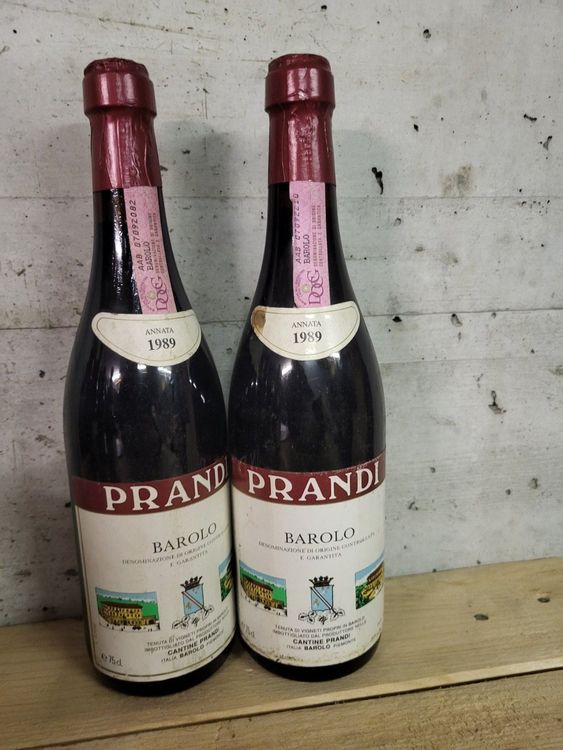 2 Flaschen Marchesi di Barolo 'Prandi' Barolo DOCG 1989 | Kaufen auf ...