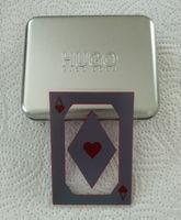 Jeu de cartes transparent Hugo Boss, Collector / Design