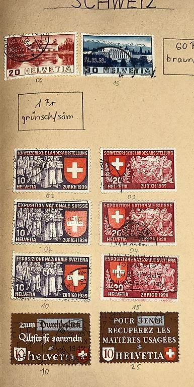 Tutti i francobolli: Briefmarken – Usato da Riehen venduto da Rodiba 3