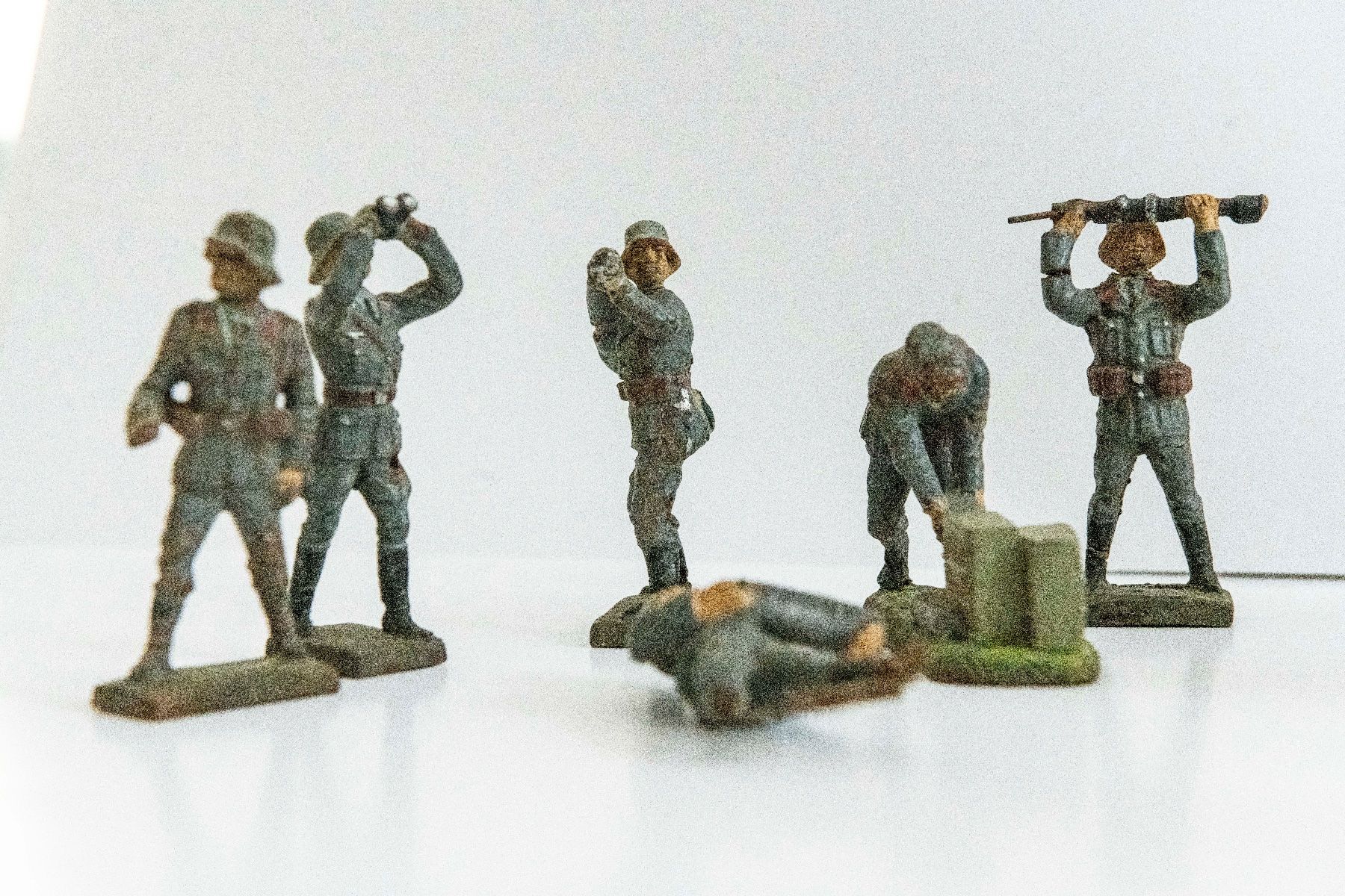 Figuren: Elastolin & Lineol & Schusso 2. Weltkrieg Figuren SET – Gebraucht aus Forch von tieckr 2