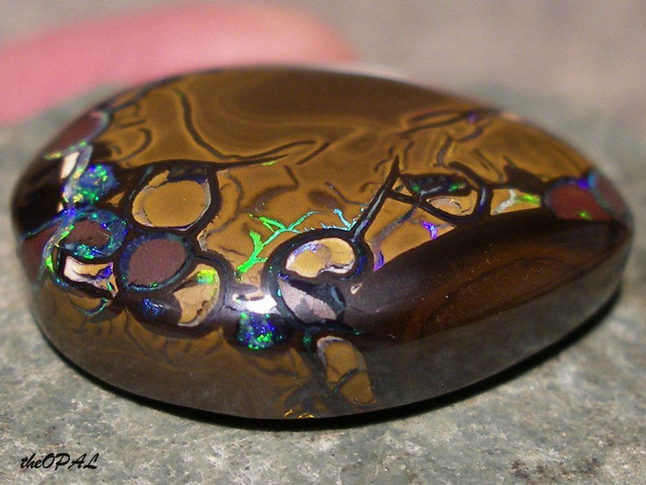 Edelsteine: theOPAL***WUNDERSCHÖNER BOULDER MATRIX NUSS OPAL 61,75ct*** – Neu und originalverpackt aus Ebnat-Kappel von theOPAL 3