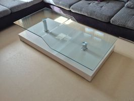 Wohnzimmer/ Couchtisch glas