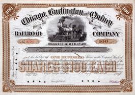 Chicago, Burlington & Quincy Railroad Company - 1886