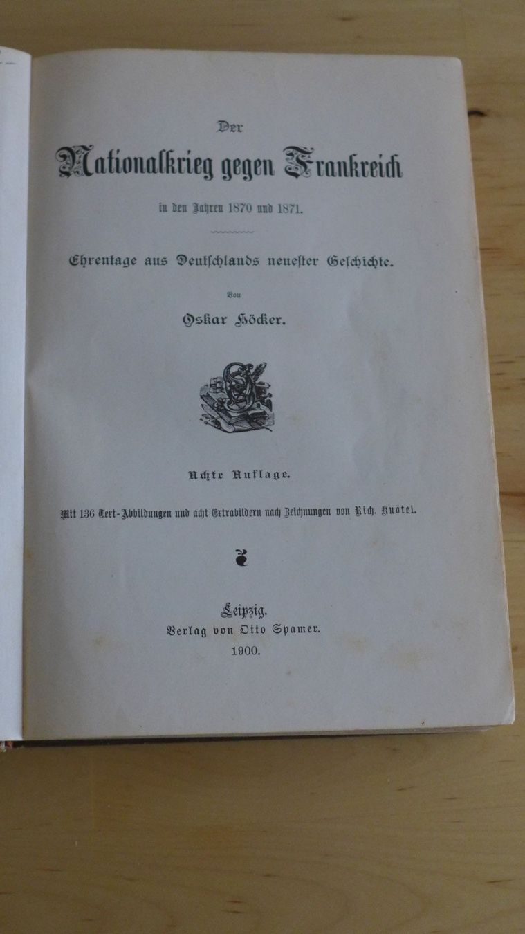 Bücher: Der Nationalkrieg gegen Frankreich – Gebraucht aus Basel von Helmuth1945 1