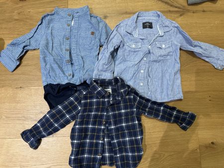 Jungs Hemd Grösse 86, 3 Stück