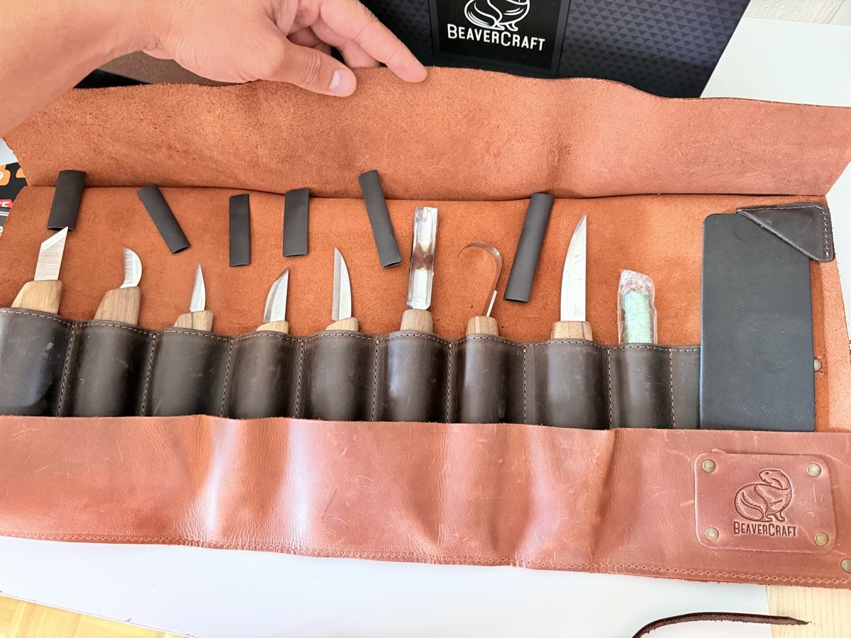 Tutti gli attrezzi: BeaverCraft Wood Carving Tools Set Leather Roll New – Nuovo (secondo la descrizione) da Villars-sur-Glâne venduto da ext_5h55 2