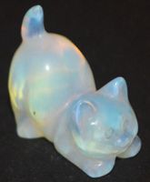 Deko Heilstein L-8398 – Katze – Opalith – 3x3x2cm