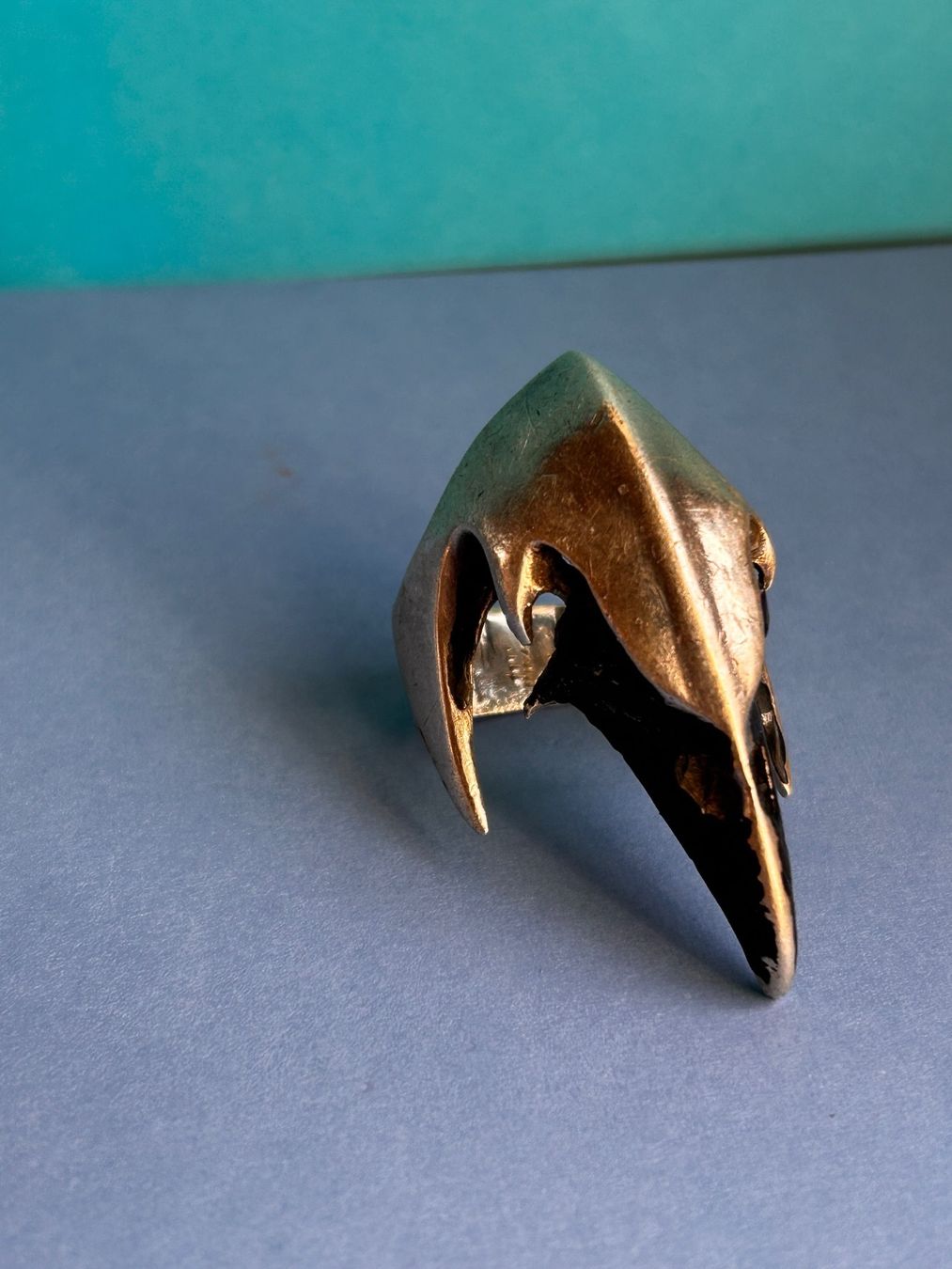 Anelli: Silberring Adlerkopf Gr. 59 (Unikat) – Usato da Laufen venduto da belleskulptur 6