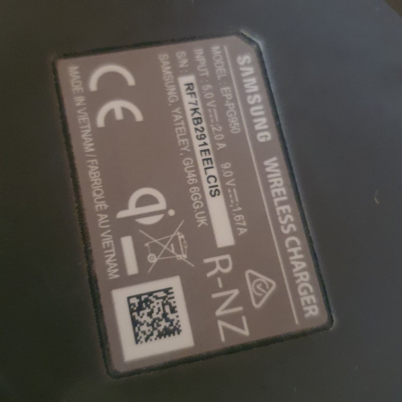 Samsung Ladegeräte: Chargeur sans fil Samsung, charge rapide – Gebraucht aus DUGNY (-Leytron) von Rdeny 1