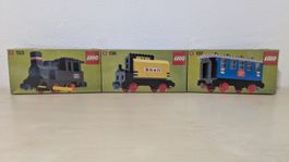 Lego Train 4.5 Volt 133+136+137 Neu