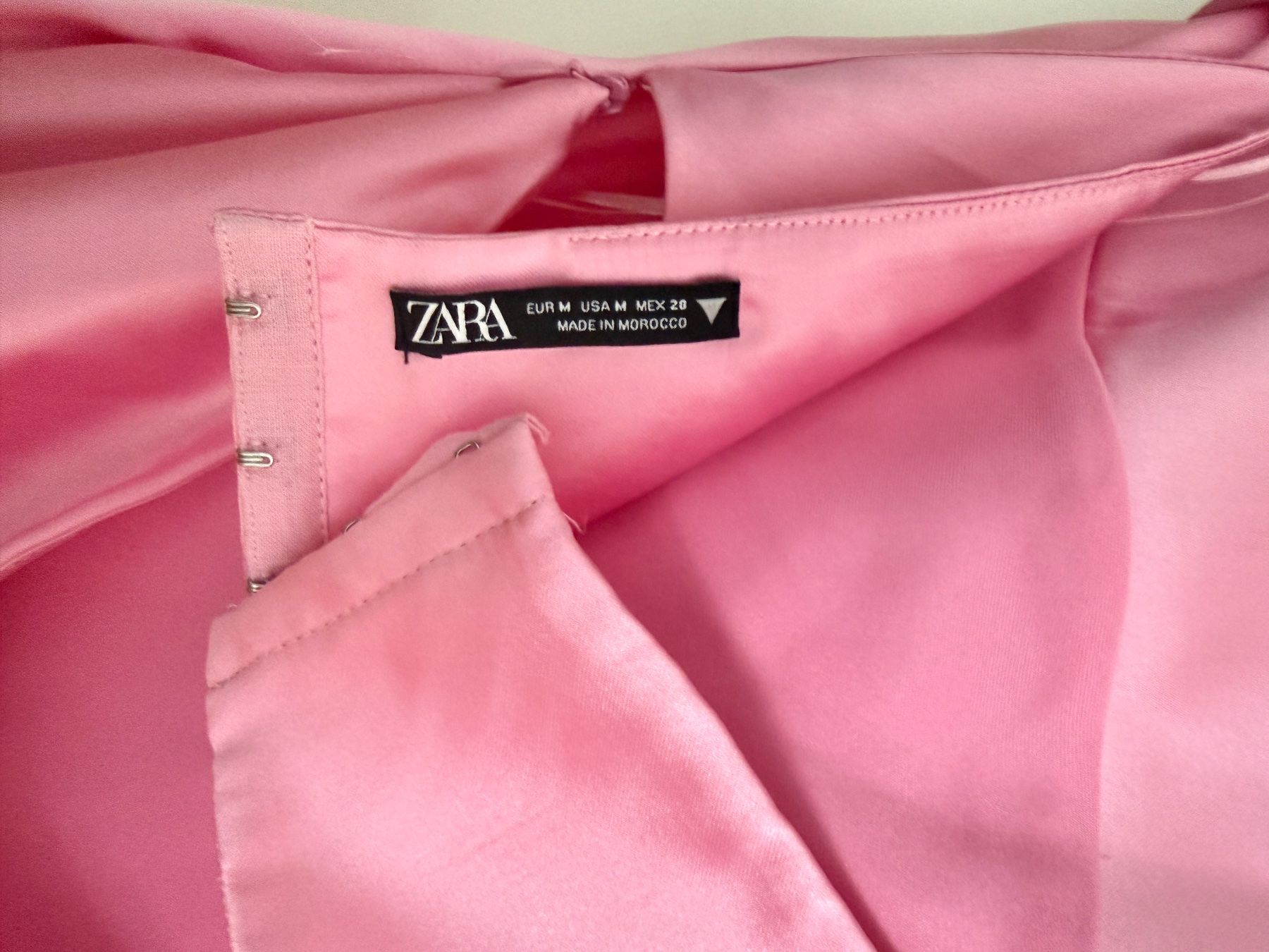Zara Kleider: ZARA Kleid rosa Seide Grösse M – Neu (gemäss Beschreibung) aus Steinach von serayyilmaz 3