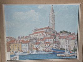 Gemälde Rovinj 1972